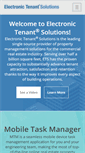 Mobile Screenshot of electronictenant.com